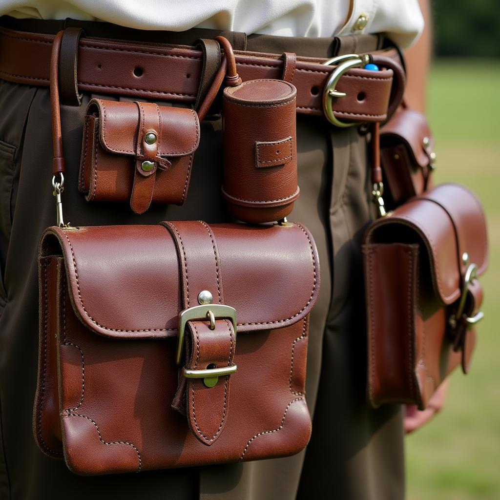 Leather Baseball Umpire Belt