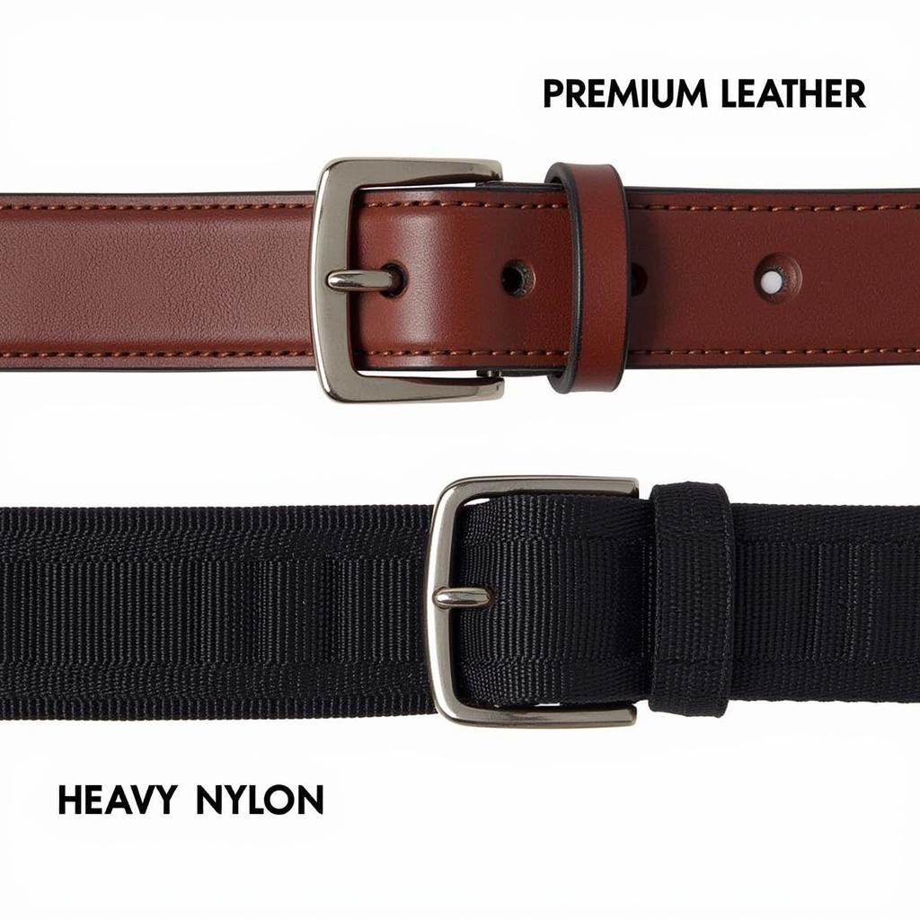 Leather Gun Belt vs Nylon Gun Belt