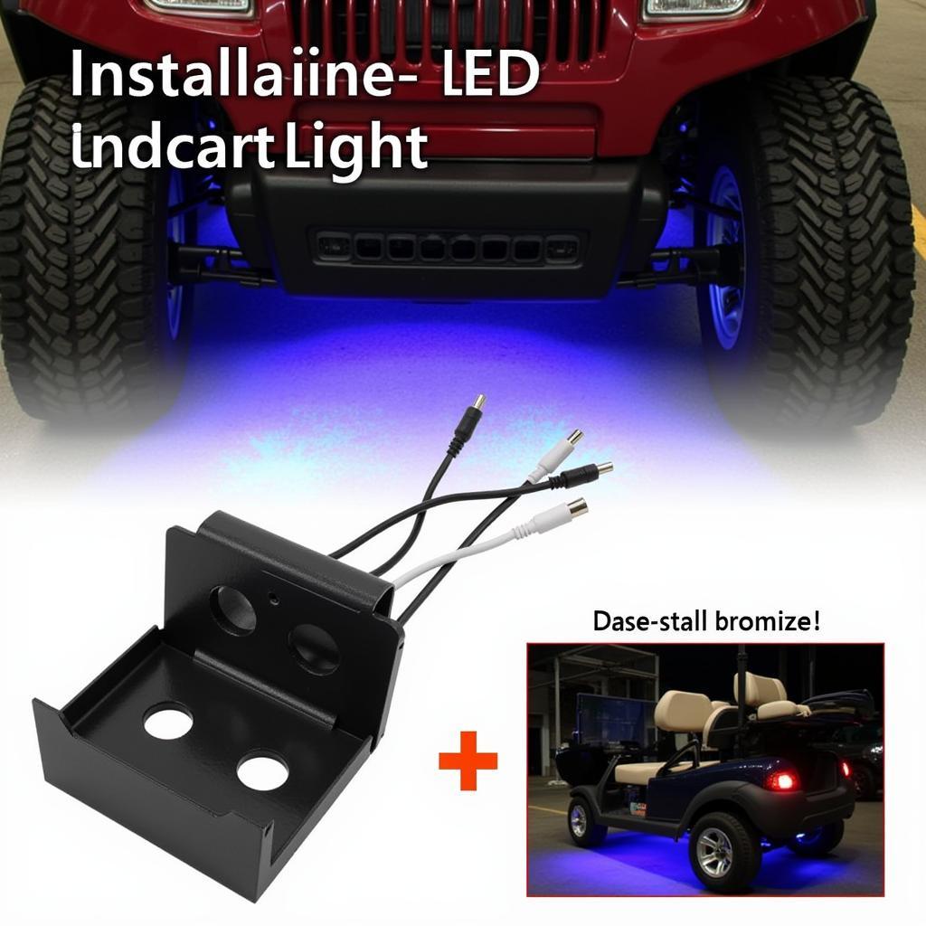 Golf Cart LED Glow Light Installation