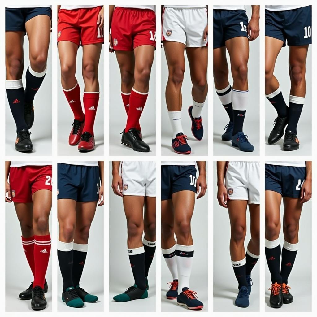 Evolution of the leg curtain in football over the decades