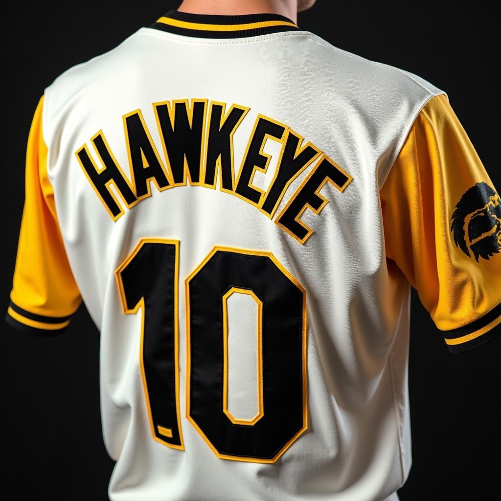 Legendary Iowa Hawkeye Baseball Player Jersey