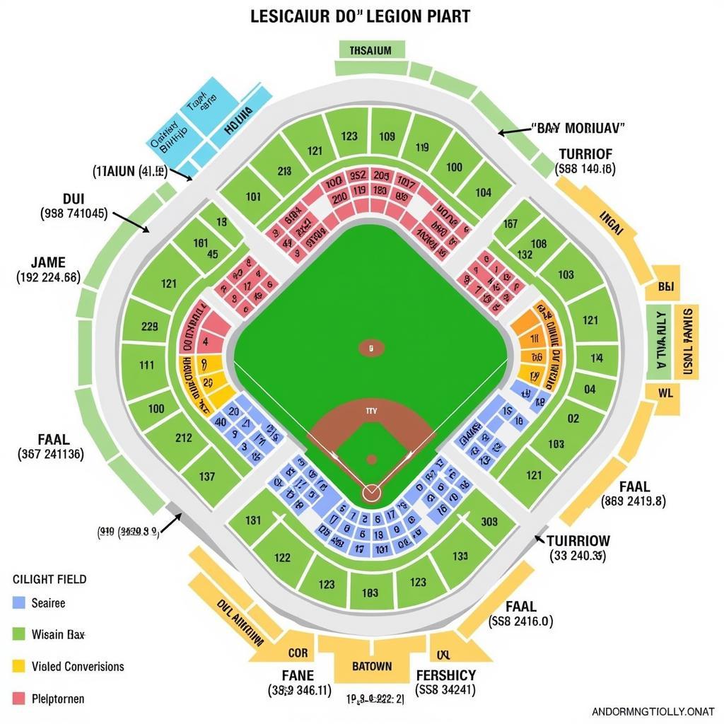 Legion Field Seating Chart Overview