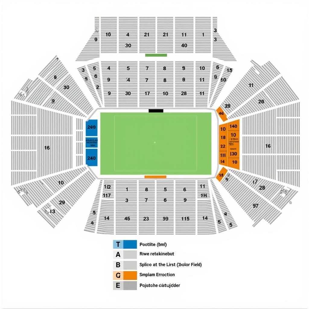 Legion Field Seating Chart Section Breakdown