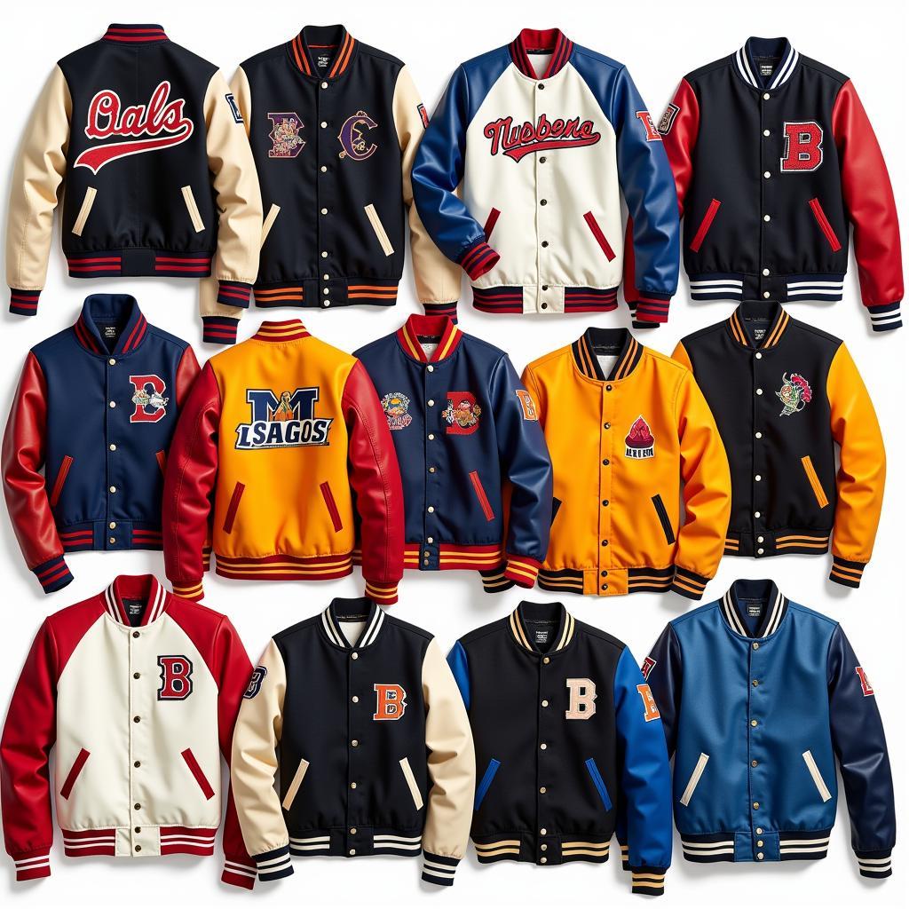 Different Letterman Jacket Styles