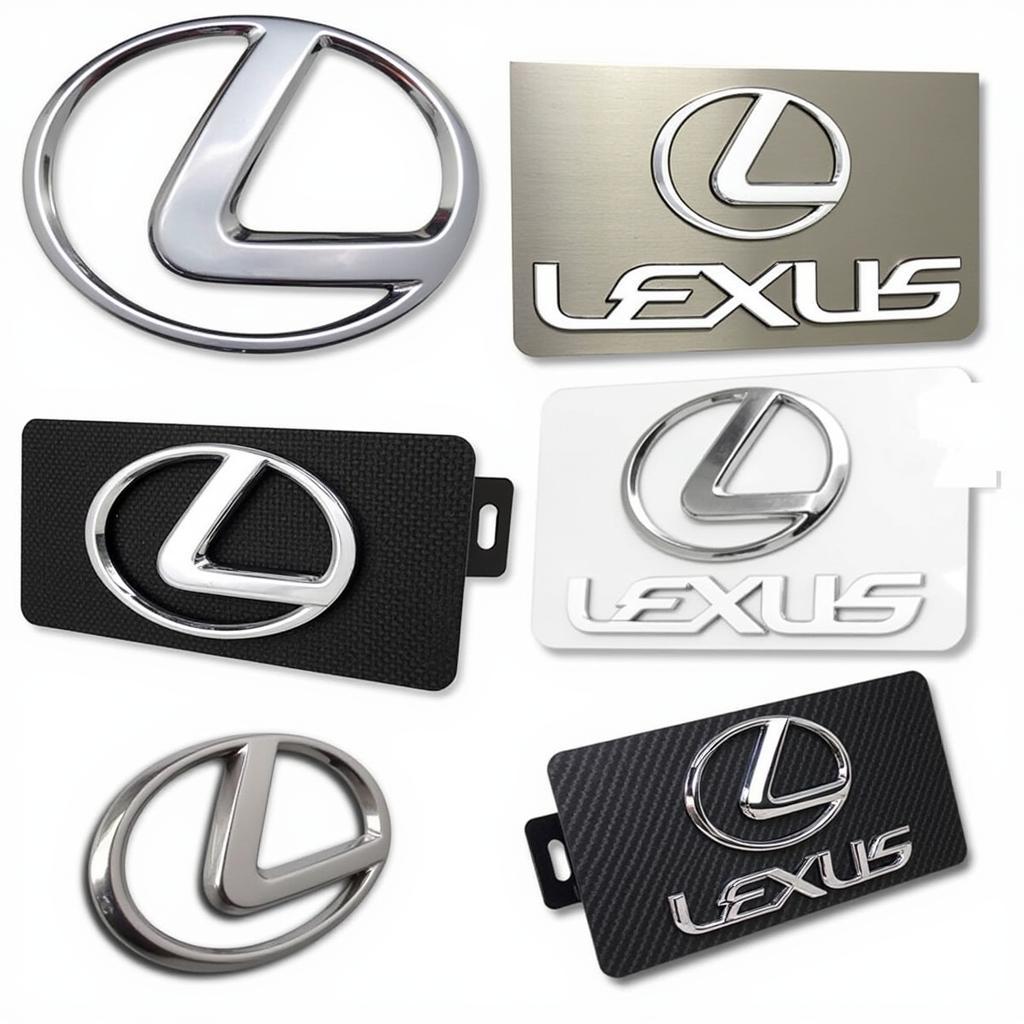 Lexus Logo Plate Steckers in Various Styles