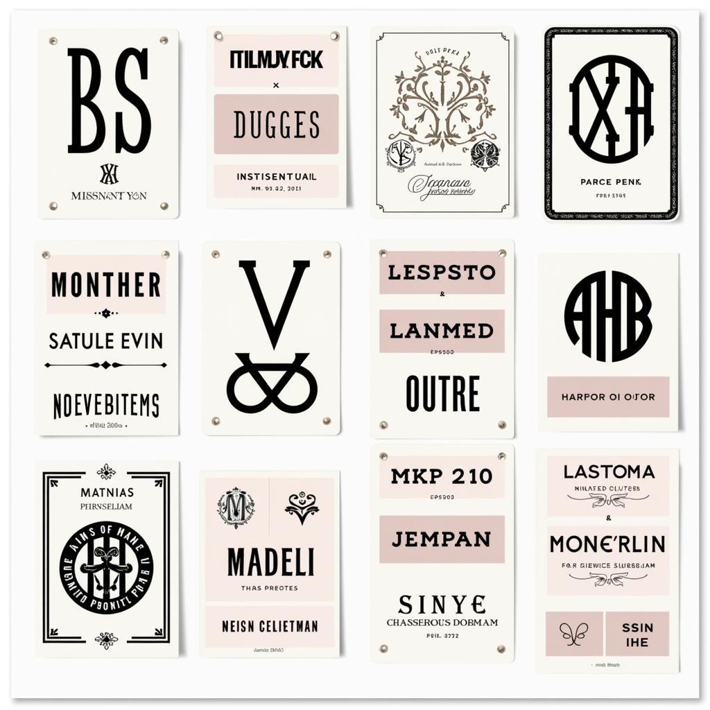 Exploring Different License Plate Monogram Designs