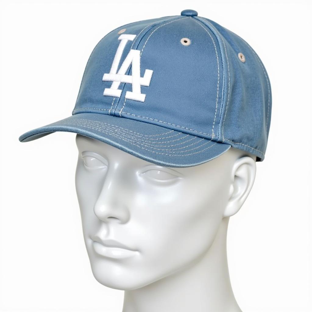 Light Wash Denim LA Dodgers Hat