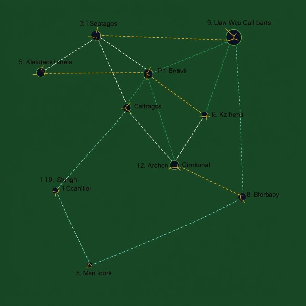 Visualizing passing networks in Line Tw Pro 2023