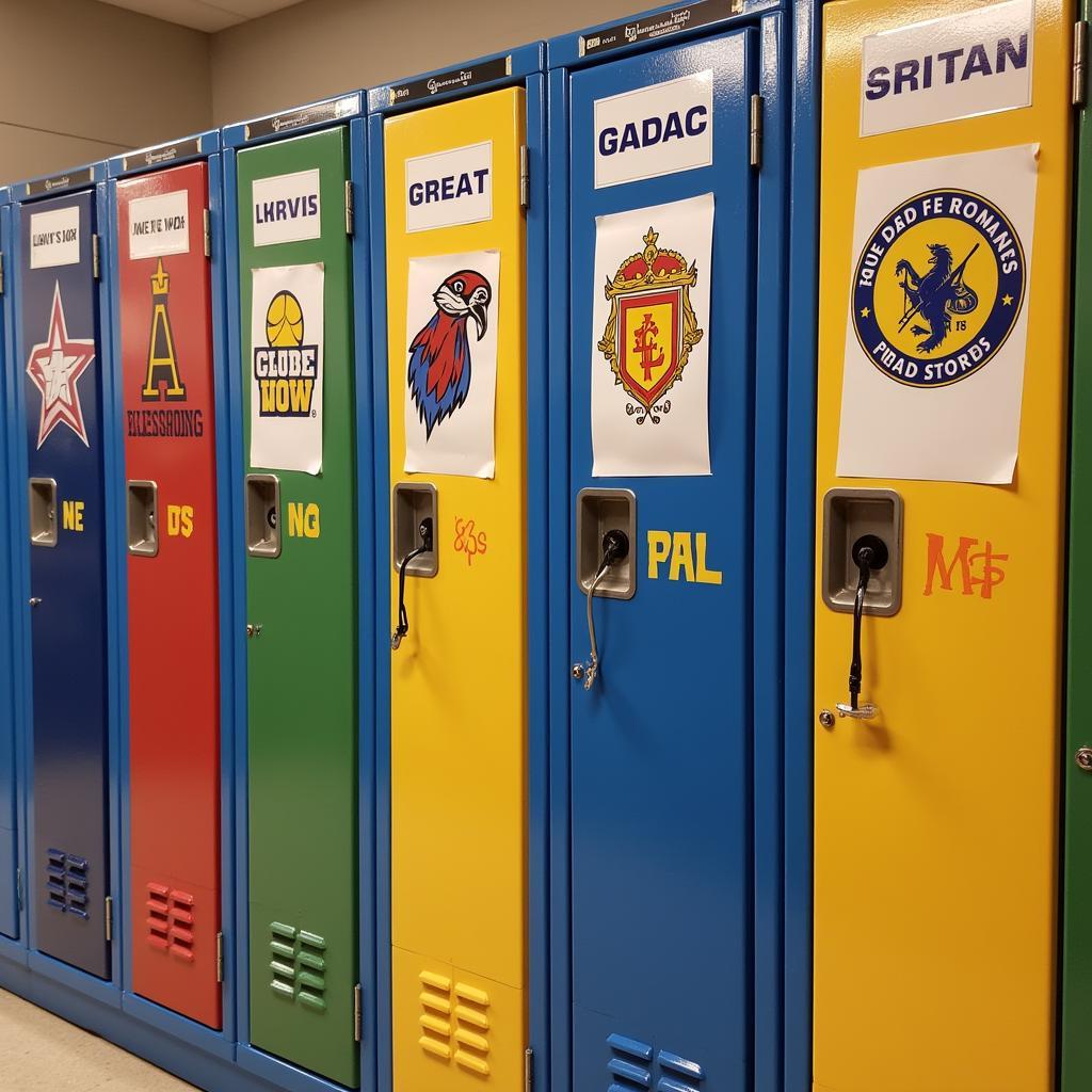 Locker Room Door Signs Boosting Team Spirit