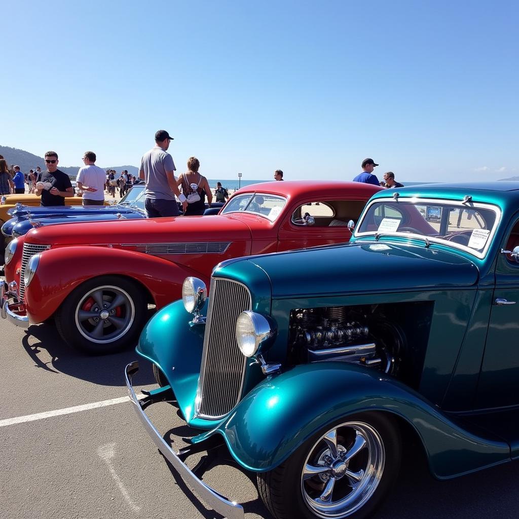 Classic Cars at Long Beach WA Rod Run