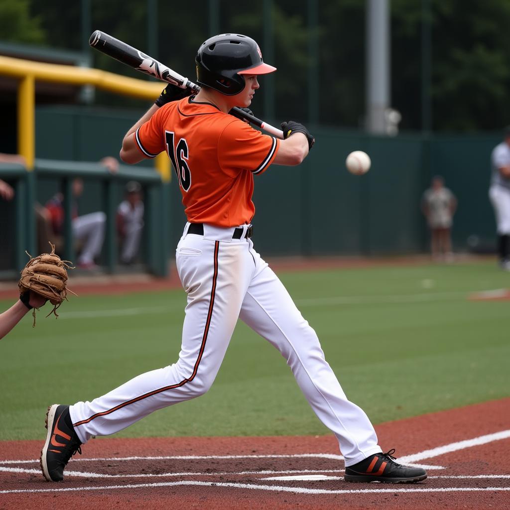 Long Island Ducks batter at the plate.