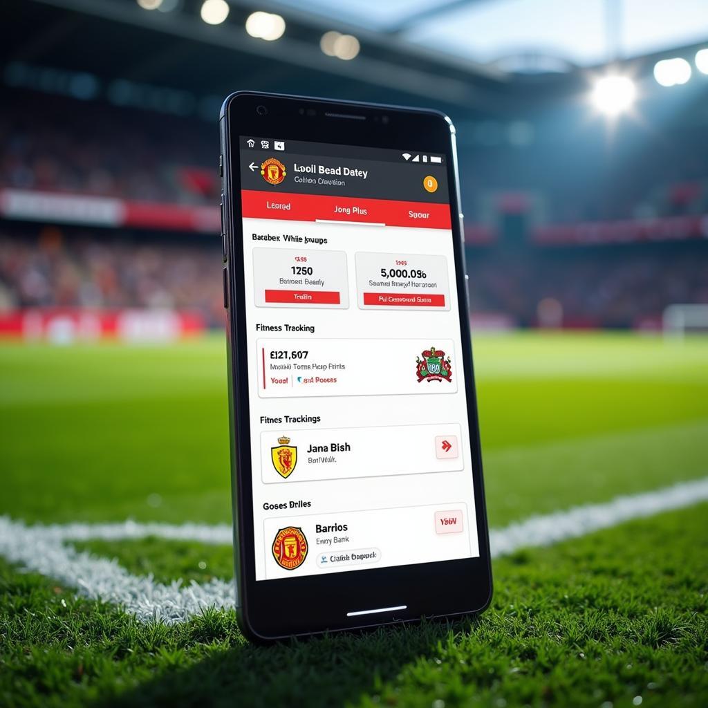 Football Training App Interface