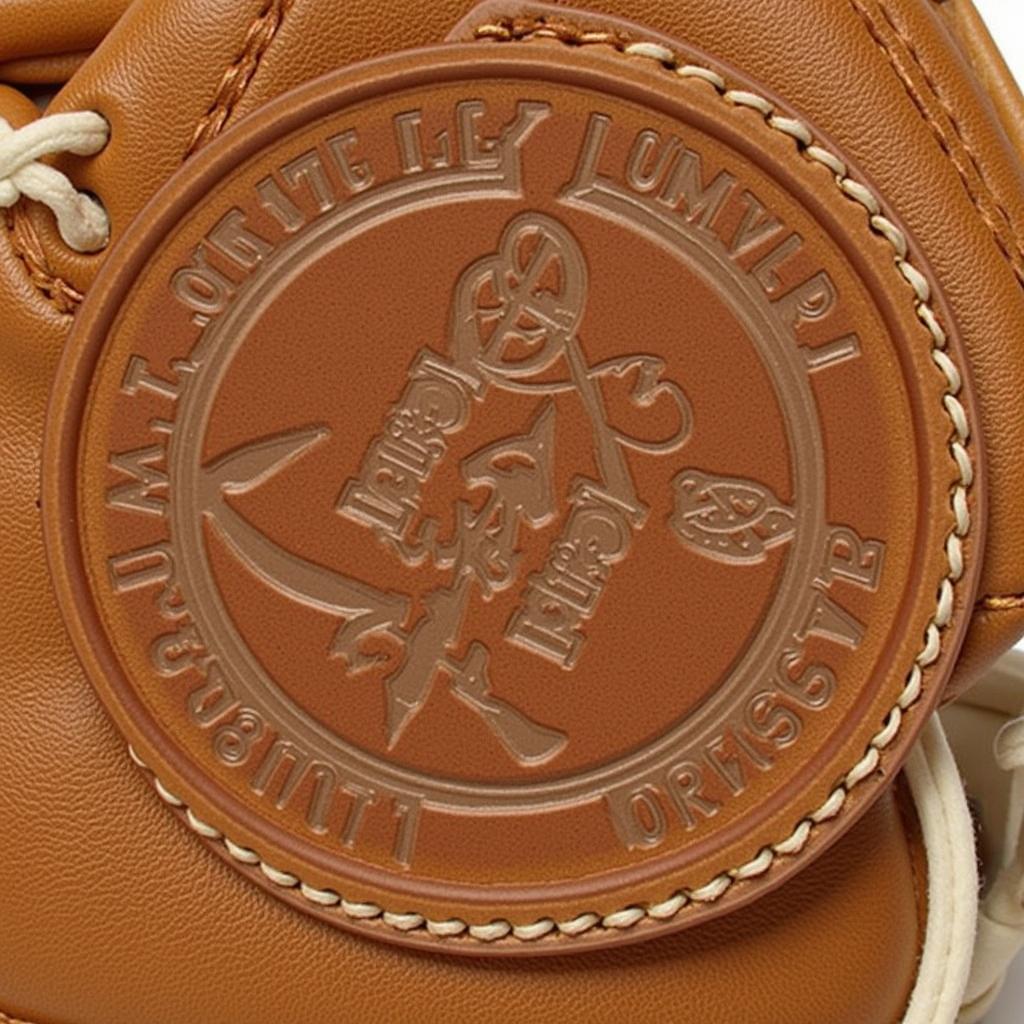 Close-up of Louisville Slugger Omaha Glove Leather