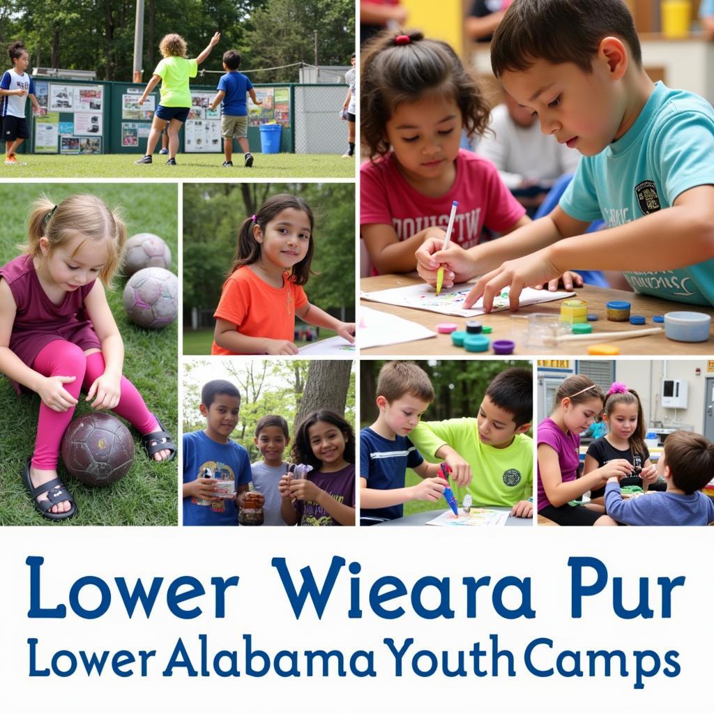 Lower Alabama Youth Camp Activities