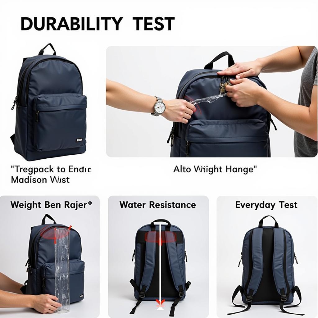 Madison West Backpack Durability Test