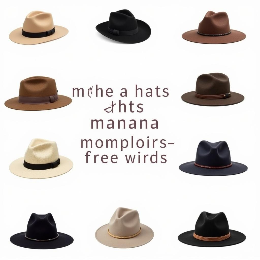 Different Styles of Manana Hats