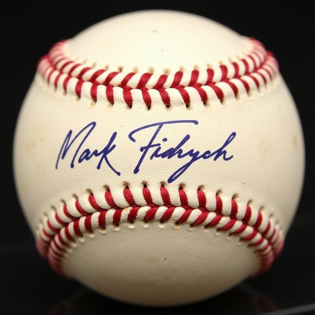 Mark Fidrych Autographed Baseball: A Collector’s Dream