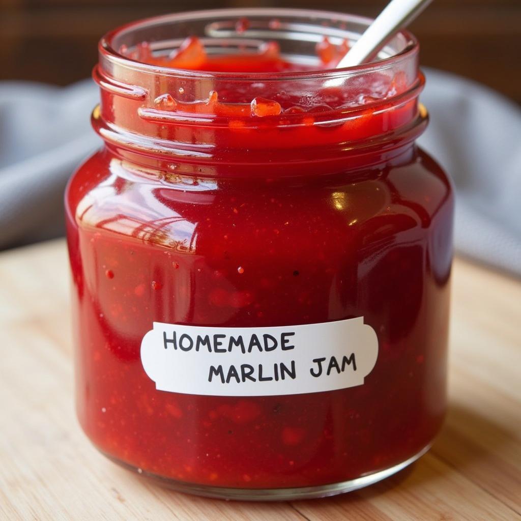 A Jar of Homemade Marlin Jam