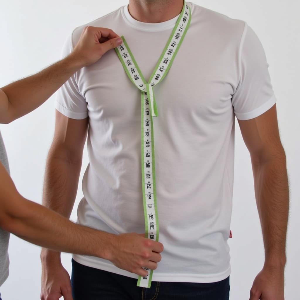 Measuring Chest Size for a T-Shirt