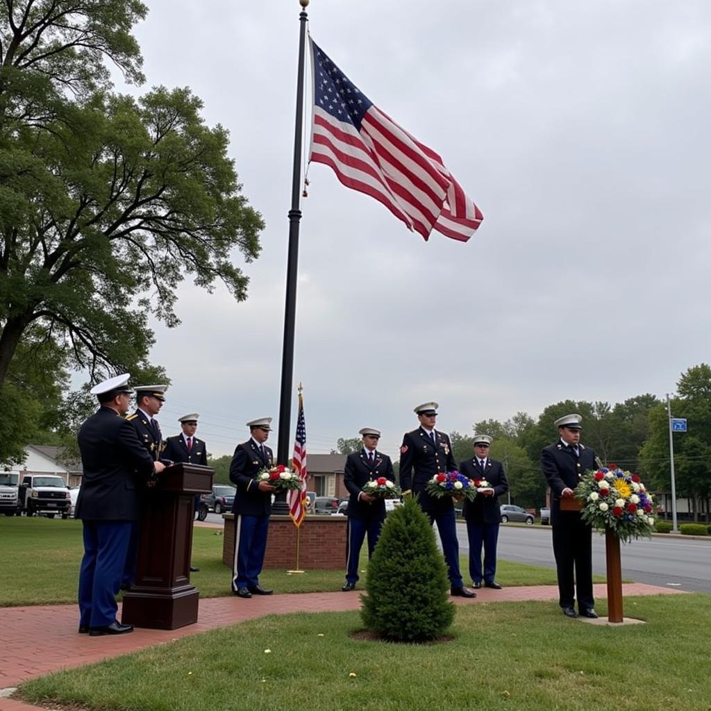 Memorial Day Ceremony at Houston National Cemetery