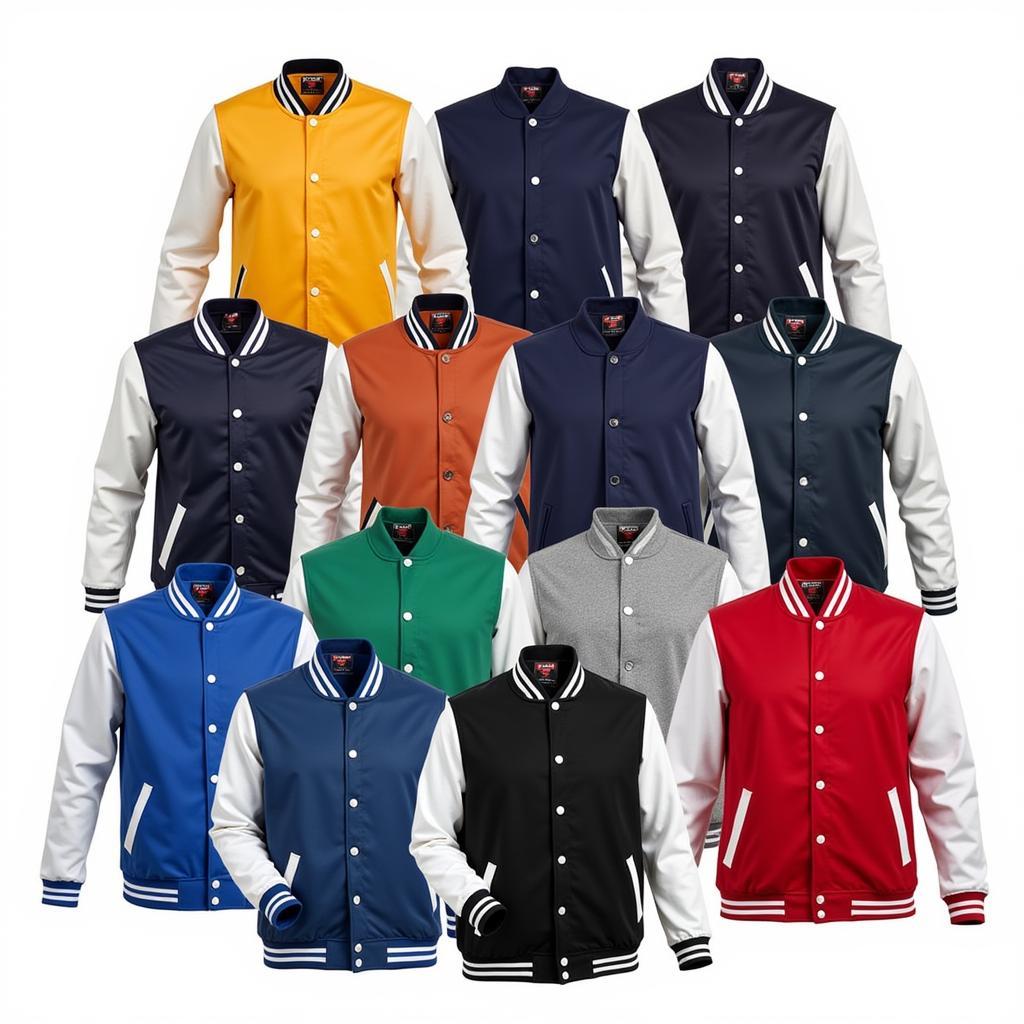 Men's Baseball Cage Jackets in Different Colors