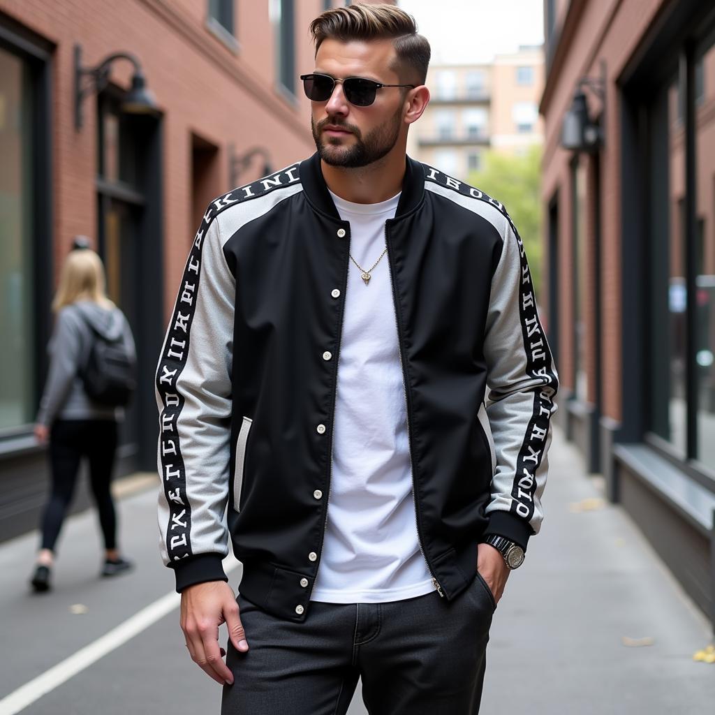 Men's Baseball Cage Jacket Streetwear