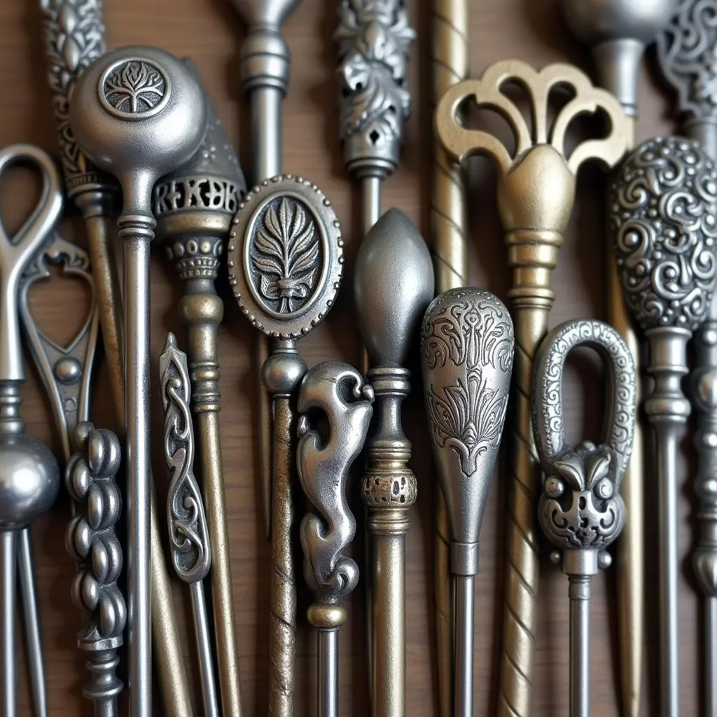 Various Metal Hair Sticks