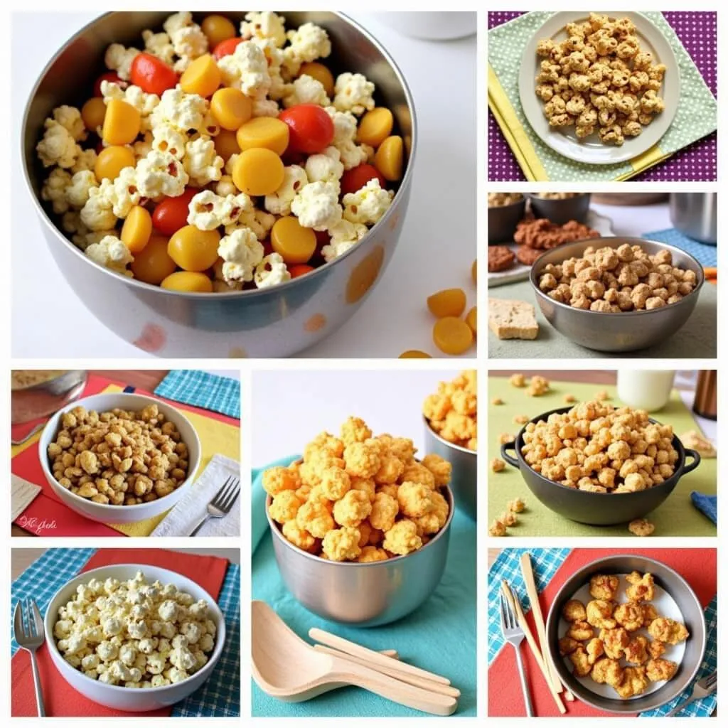 Metal Popcorn Bowl Serving Ideas