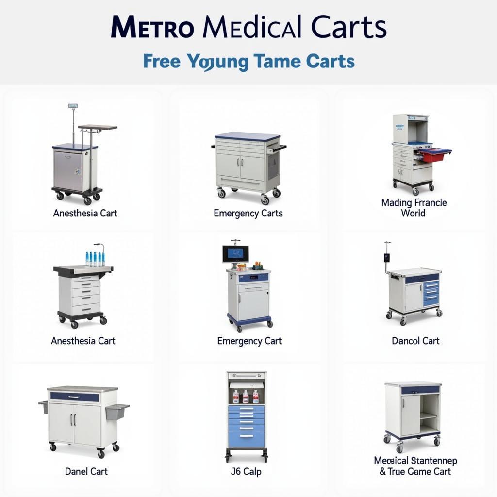 Different Types of Metro Medical Carts