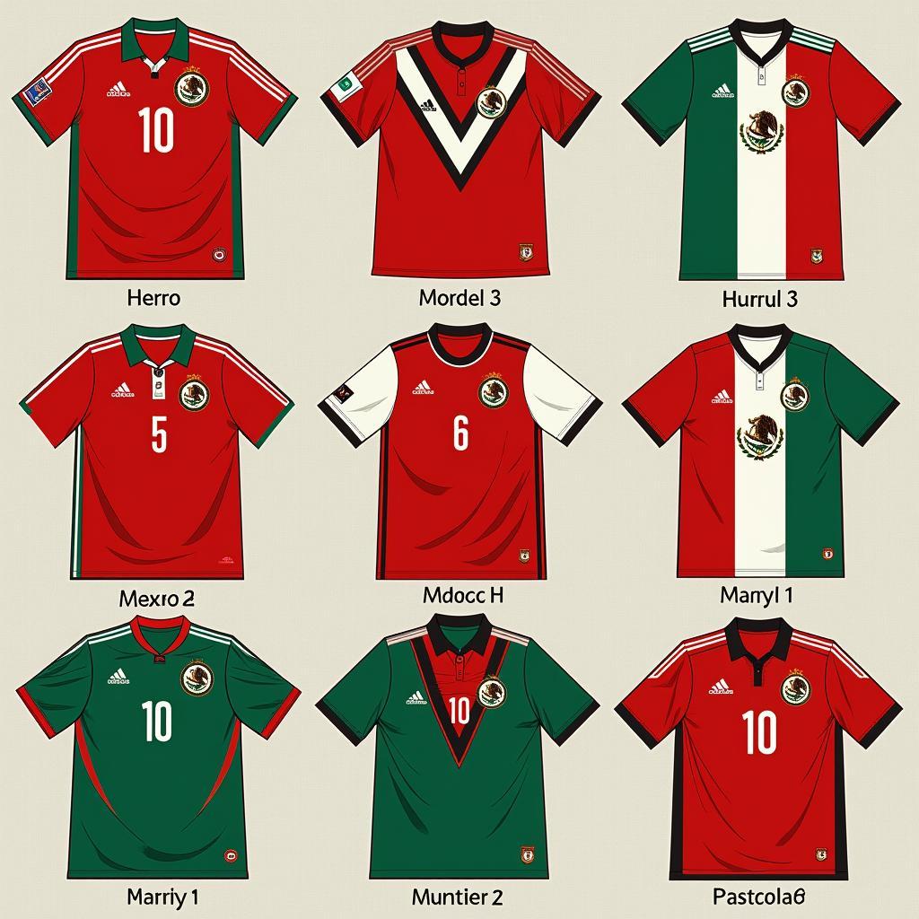 The Evolution of the Mexican Flag Jersey