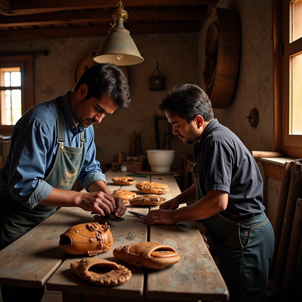 Mexico Baseball Glove Factory