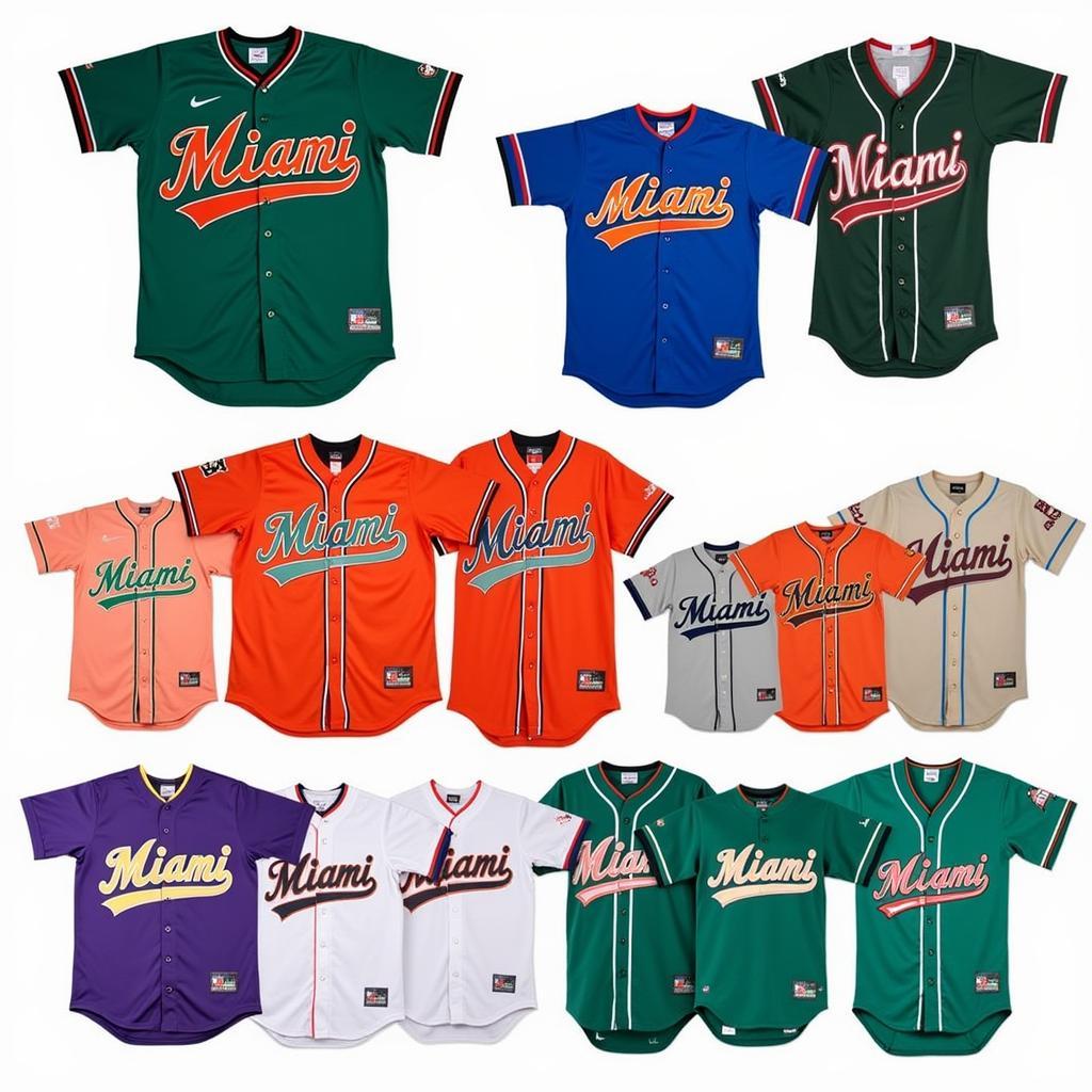 Miami Floridians jersey collection