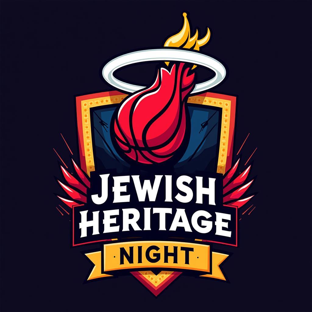 Miami Heat Jewish Heritage Night logo