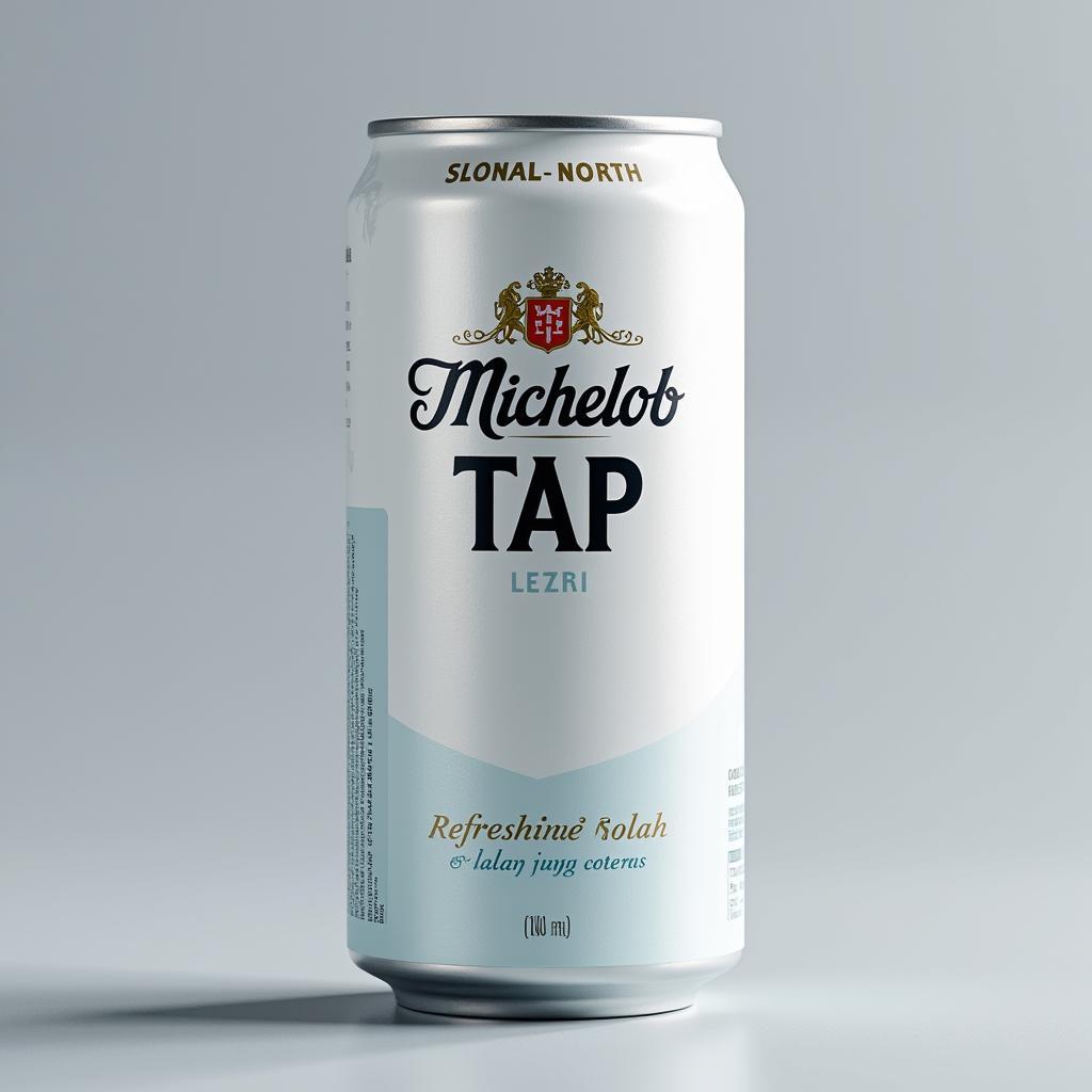 Close-up of a Michelob Ultra Tap can