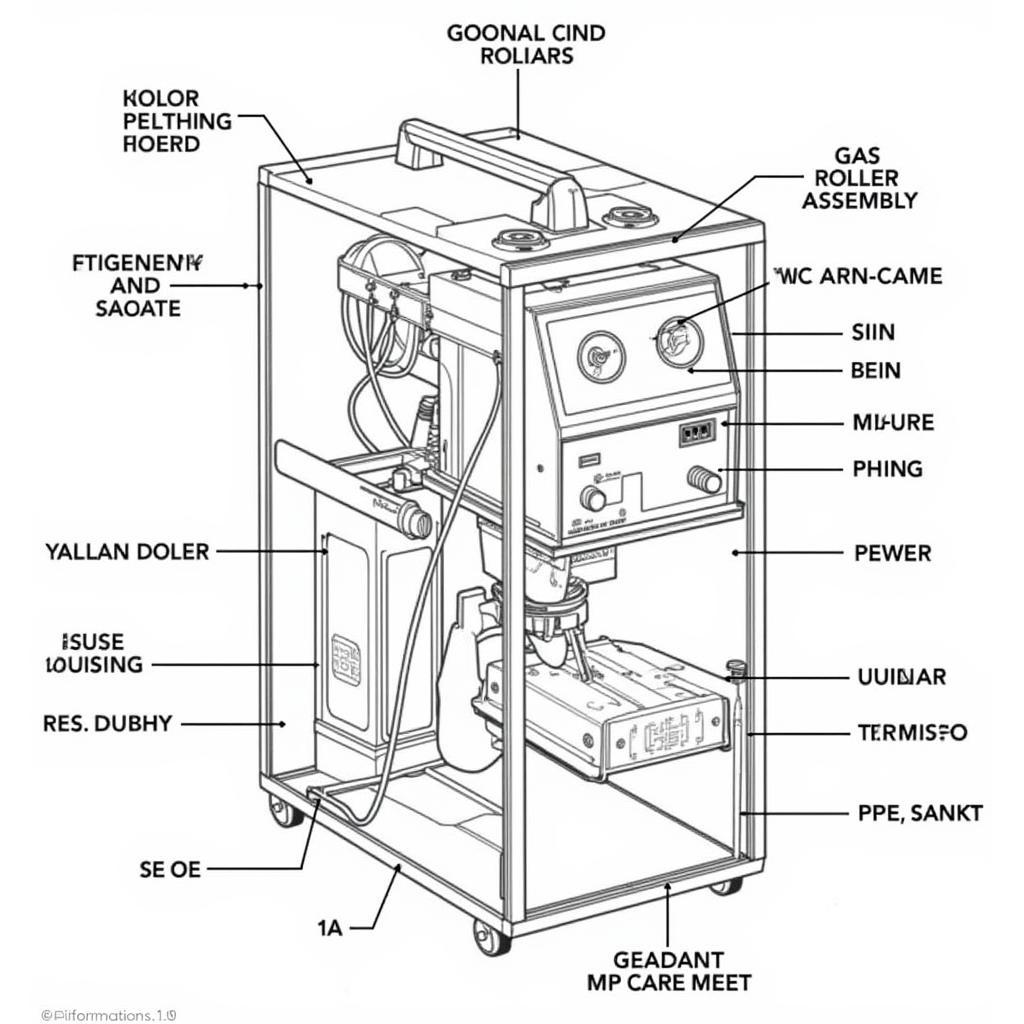 Exploded Diagram of Millermatic 140 Parts