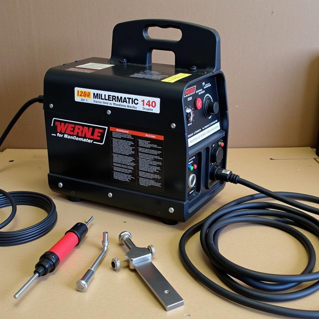 Millermatic 140 Welding Setup