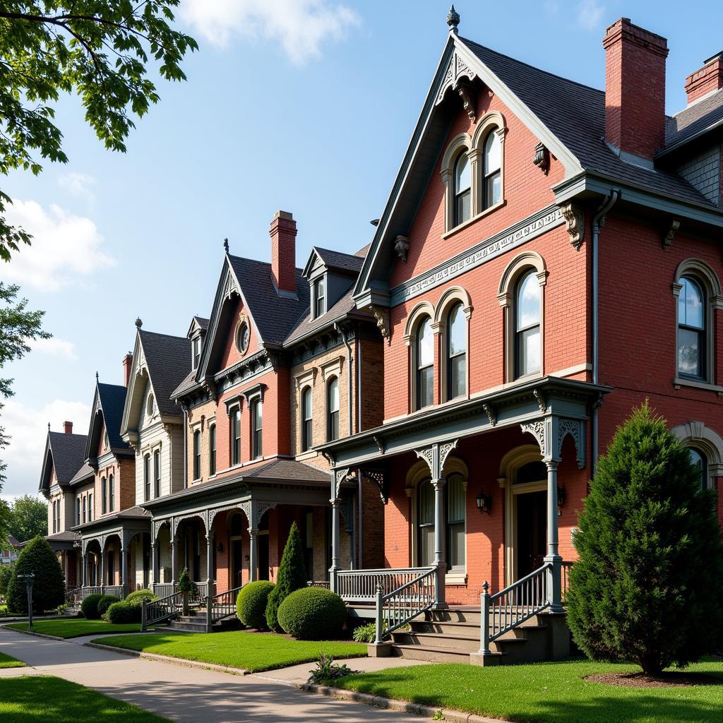 Historic Victorian Homes on Millionaires' Row