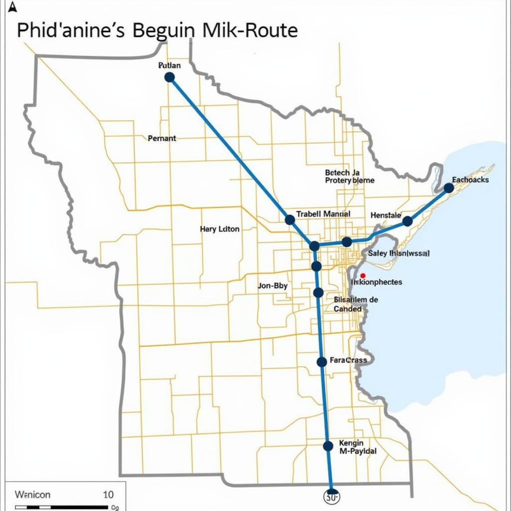 Milwaukee Bus System Map