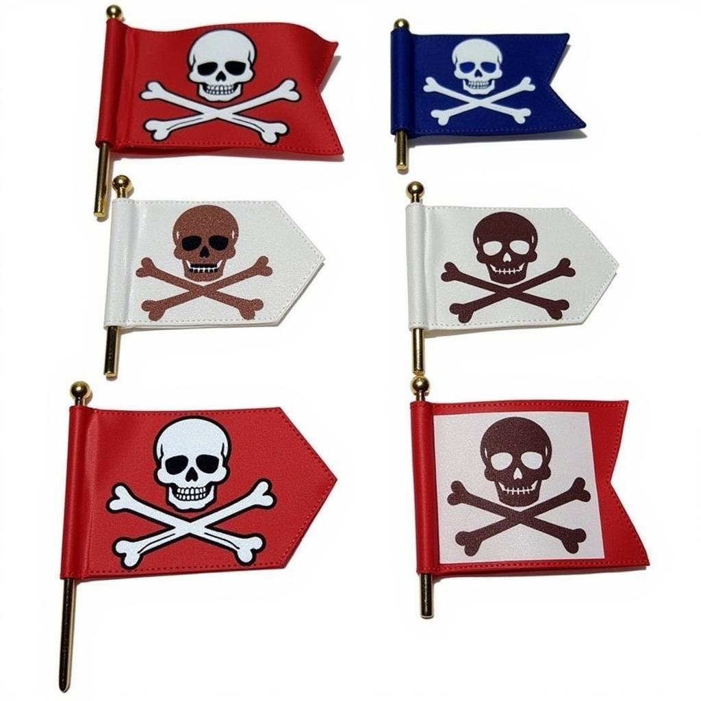 Collection of Mini Pirate Flags