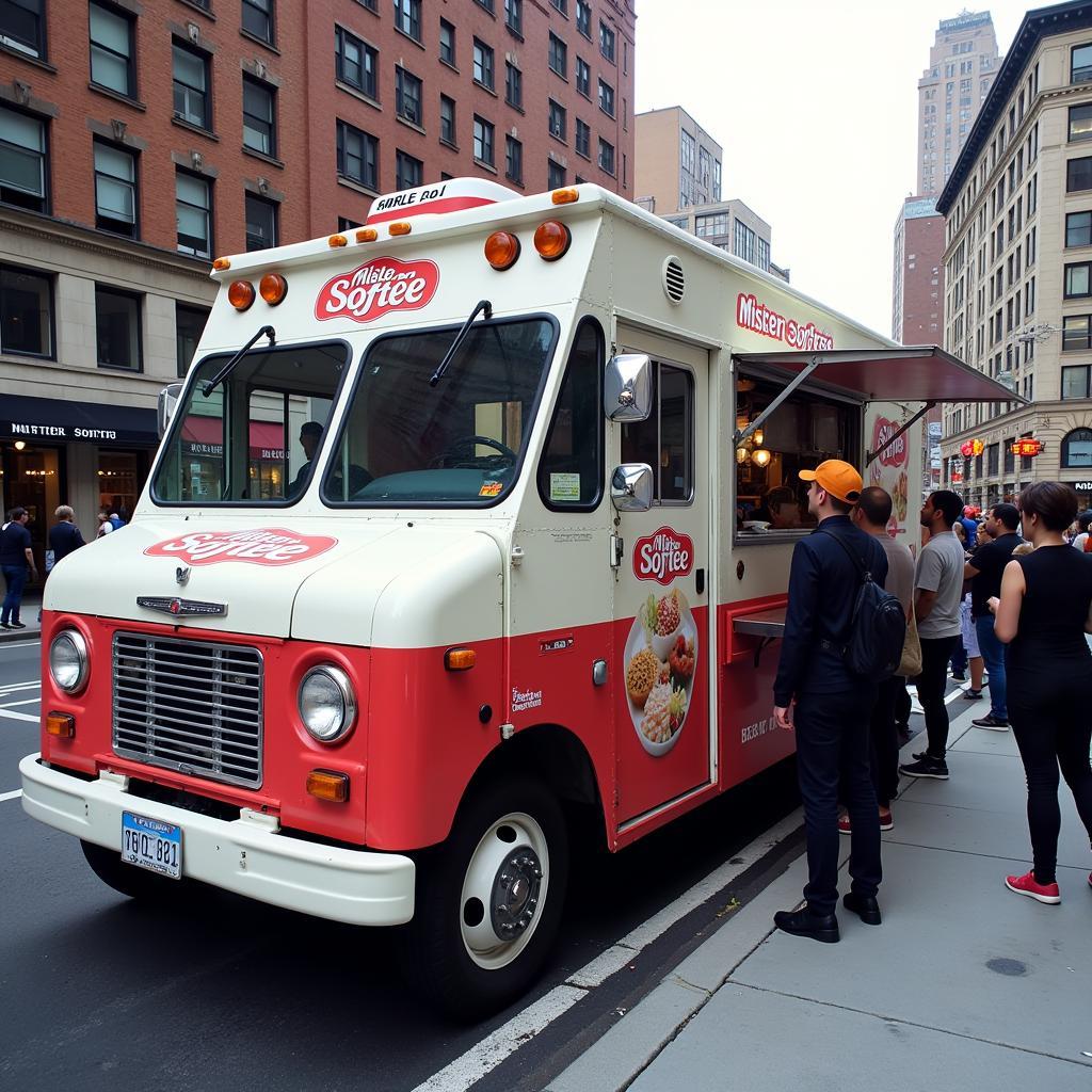 Mister Softee Truck in New York City