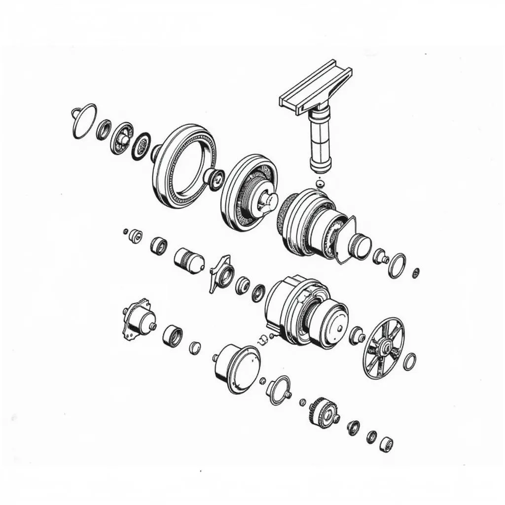 Mitchell Spinning Reel Exploded View Diagram