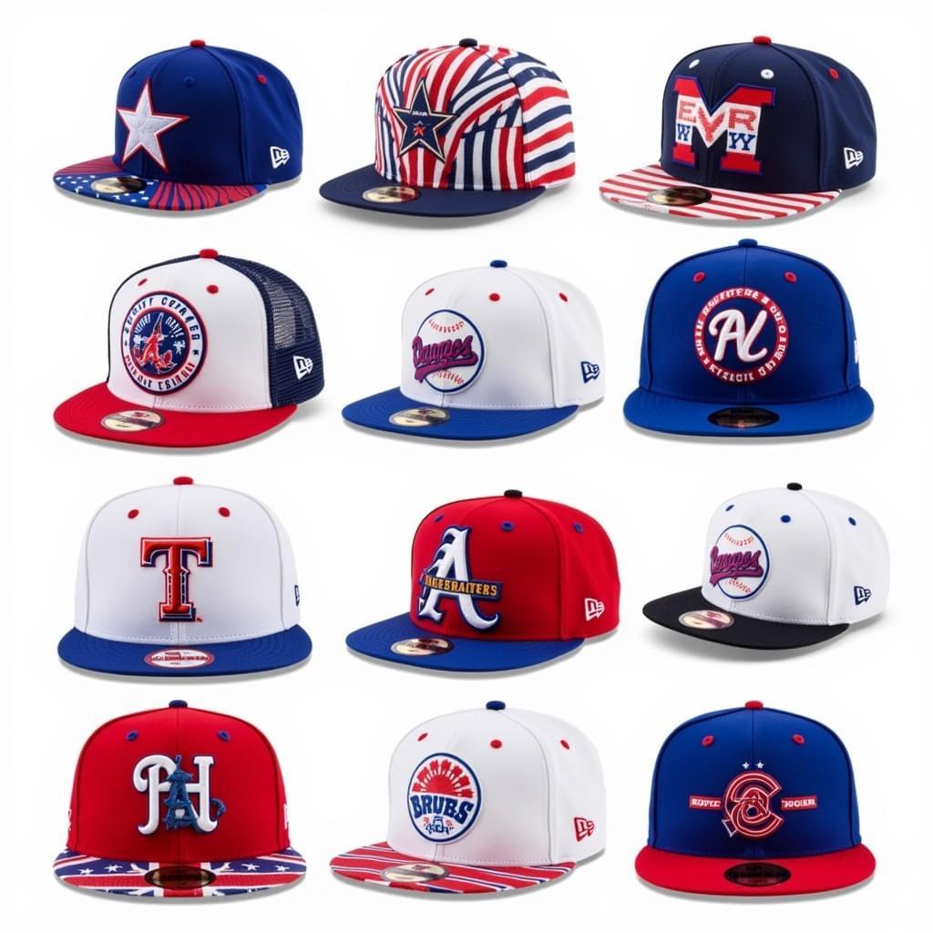 MLB Fourth of July Hats Collection