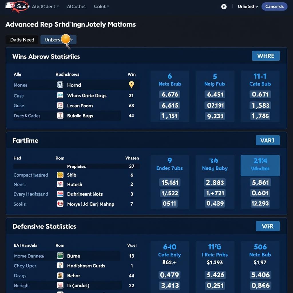 Advanced metrics and insights on MLB Statfox