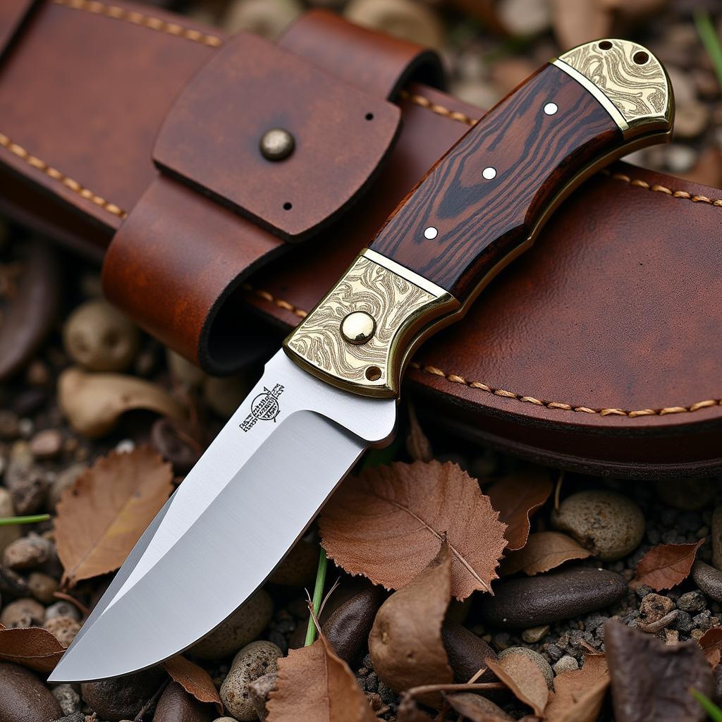 Modern Interpretation of the Bear and Bull Knife Pattern