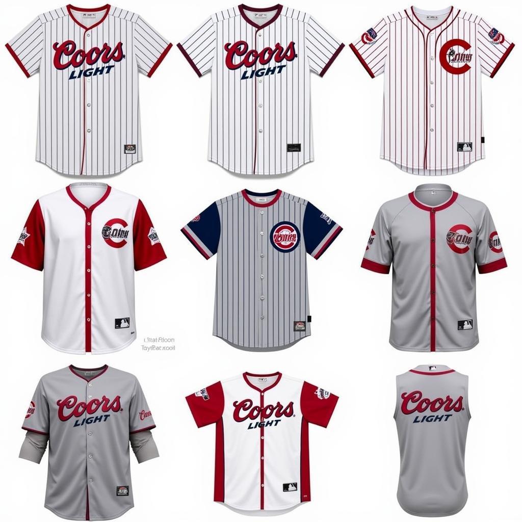 Modern Coors Light Baseball Jersey Styles