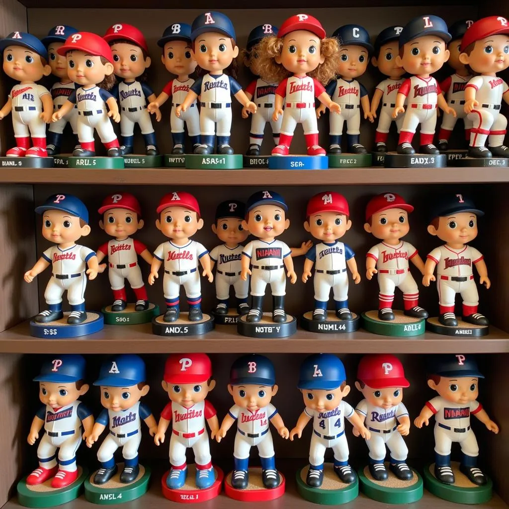 Modern Doll Baseball Figures