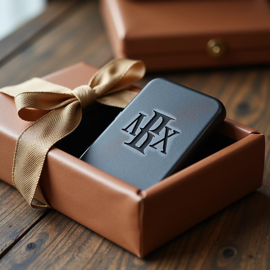 Monogrammed Cigarette Case as a Gift