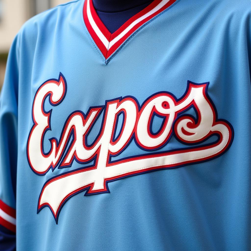 Montreal Expos powder blue uniforms from the late 1970s and early 1980s