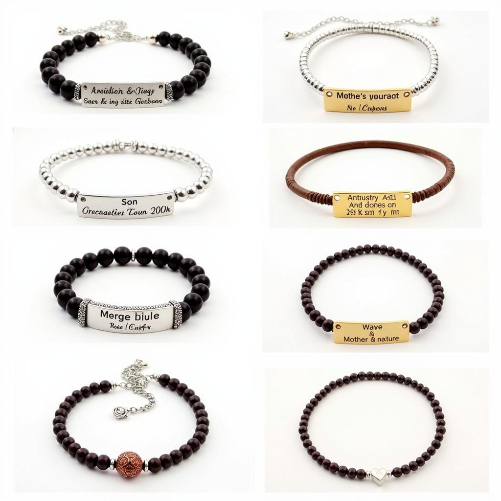 Different Styles of Mother and Son Bracelets