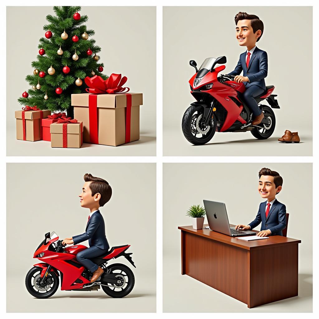 Gift ideas featuring moto bobbleheads